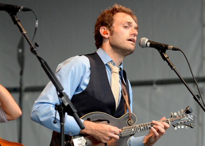 Chris Thile of Punch Brothers performs onstage during Pilgrimage Music & Cultural Festival on September 26, 2015 in Franklin, Tennessee. 