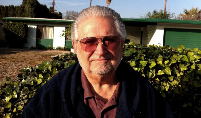 Joe Sauer, 70, has lived in this home in Reseda for more than 40 years. The epicenter of the Northridge Earthquake was in his backyard.