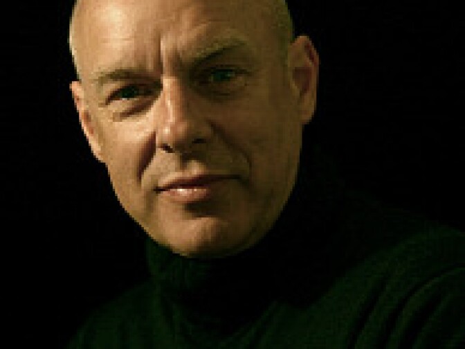 Brian Eno's "generative art" involves first composing a system, and then introducing individual images or music bytes to the system to generate art in random patterns.  