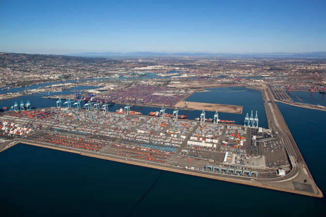Port of Long Beach.