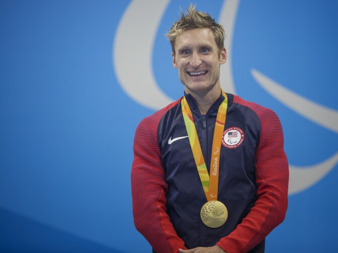 Paralympic multiple gold medalist Brad Snyder.
