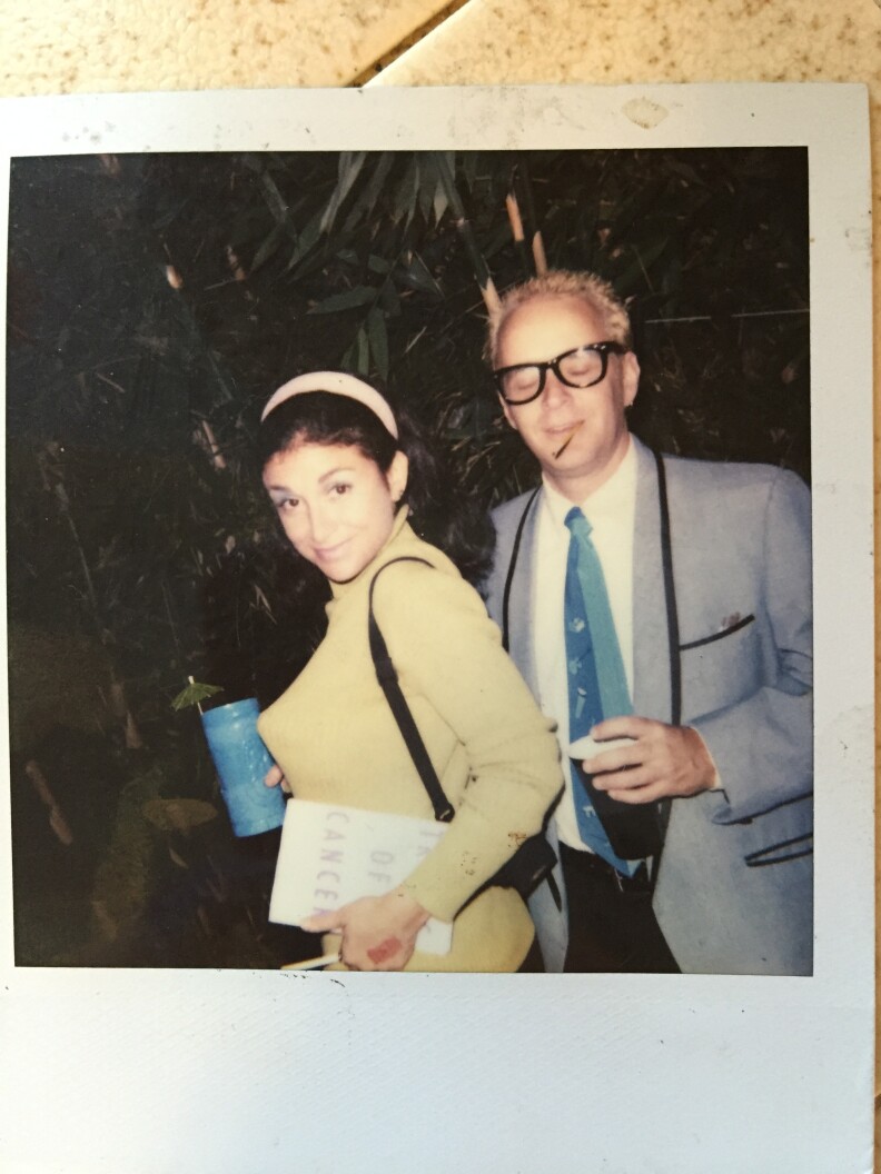 Alex Cohen and her husband Rich Dean as "Shag" and a "Shag girl" on Halloween.