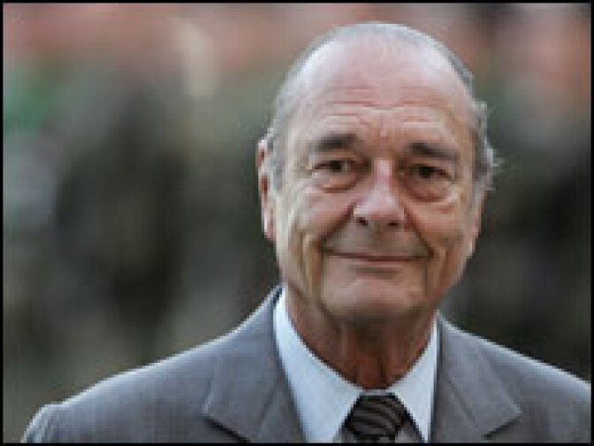French President Jacques Chirac will end his 12-year stint as the country's leader on May 16.