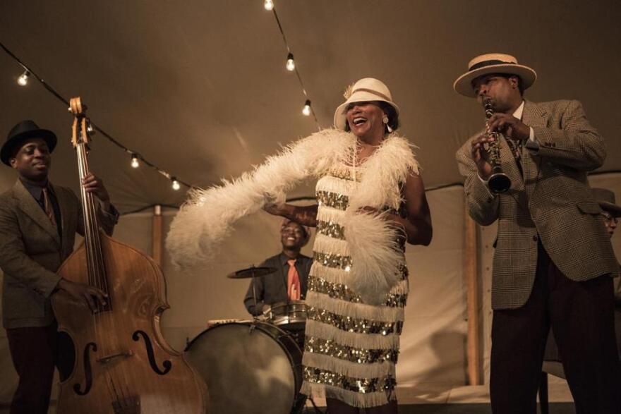 Queen Latifah as blues singer Bessie Smith in HBO's "Bessie."