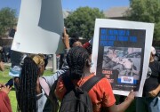 Students protest outside of Lancaster High School 
