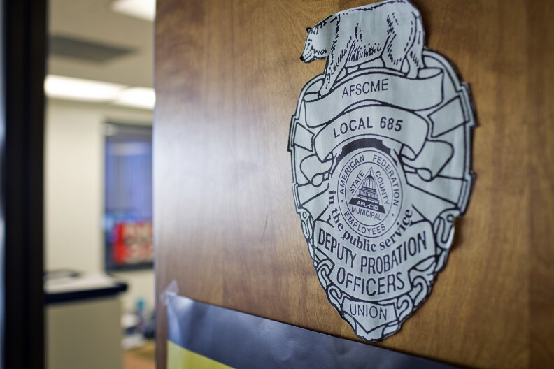 The offices for Deputy Probation Officers Union AFSCME Local 685 are located in downtown.