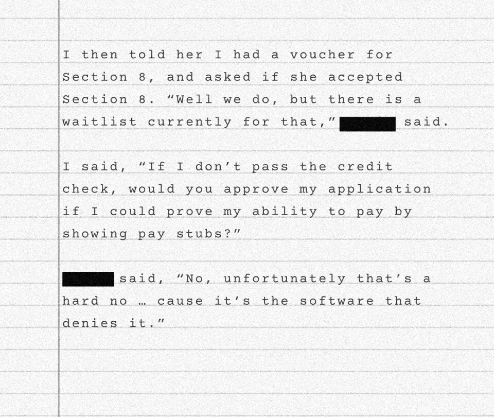 Illustration of a lined piece of paper with text on it.