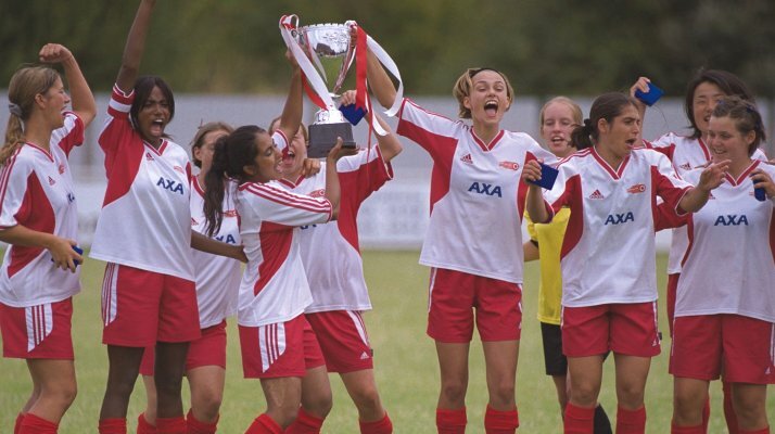 Keira Knightley stars in the British film "Bend It Like Beckham."
