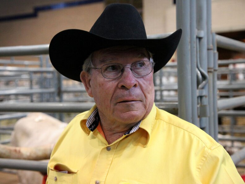 Doug Hunt breeds world-record longhorns at his ranch in St. George, Utah. He was a big winner at the Horn Showcase in Fort Worth, Texas, last month.