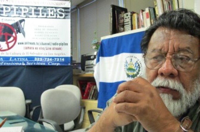 Sculptor Dagoberto Reyes runs Casa de la Cultura de El Salvador in L.A.'s Pico Union neighborhood.