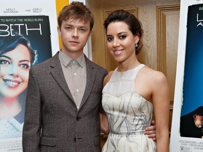 NEW YORK, NY - JULY 30:  Actors Dane DeHaan and Aubrey Plaza attend the 'Life After Beth' New York Screening at Crosby Street Hotel on July 30, 2014 in New York City.  (Photo by Cindy Ord/Getty Images)