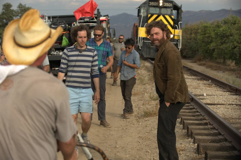 BASKETS -- Pictured: BTS. CR: Colleen Hayes/FX