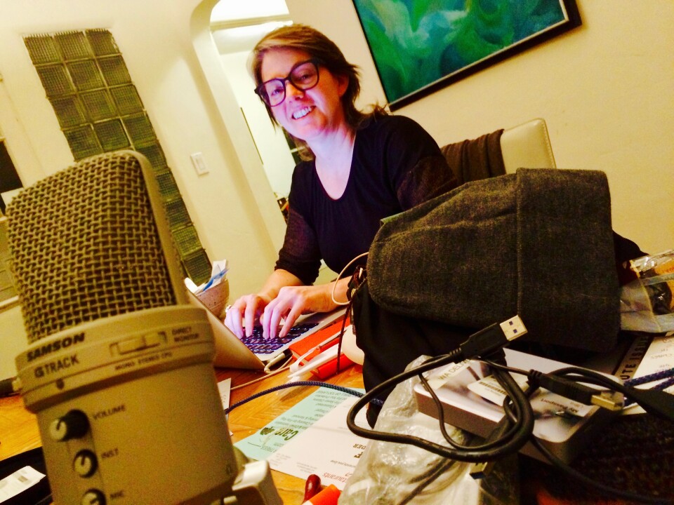 LA filmmaker Laura Nix was one of the featured artists this year at The Secret City.  She showed a clip from her new documentary about senior citizen ballroom dancers from San Gabriel, CA.  Then, Millie and Paul Cao (not pictured) got up and performed live for The Secret City audience.  Nix said it was one of the most special moments she’s ever seen.