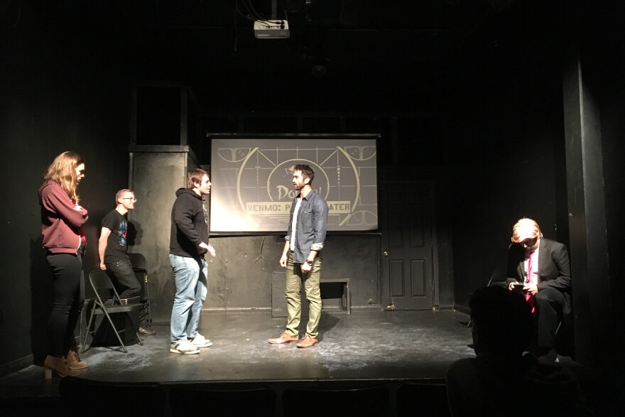 The Pack Theater's improv team Rat Throat performs in Trumprov.