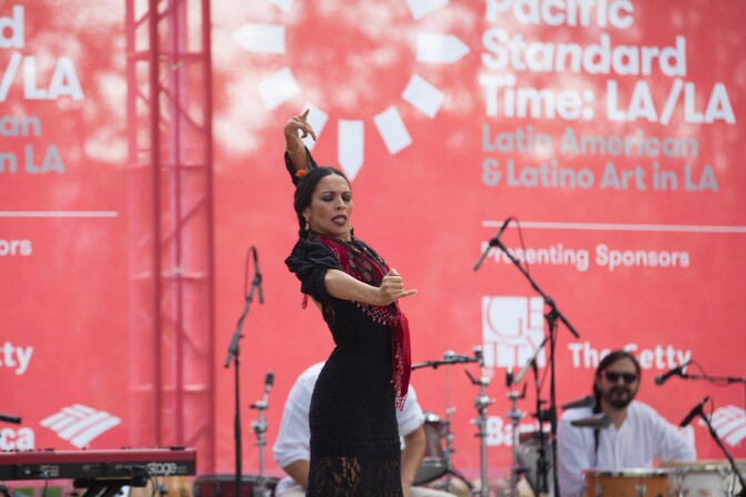 The opening festival for Pacific Standard Time: LA/LA included performances by a wide range of artists.