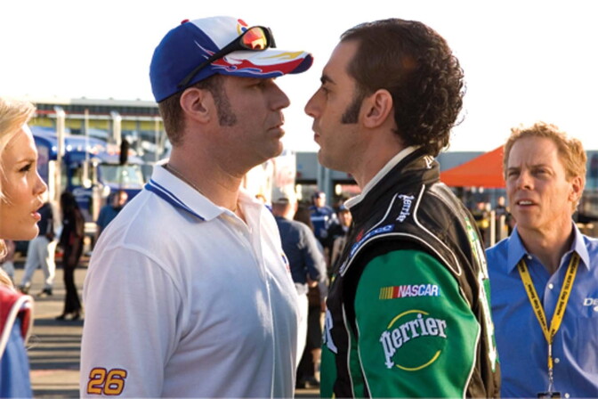 Will Ferrell and Sacha Baron Cohen in "Talladega Nights: The Ballad of Ricky Bobby."