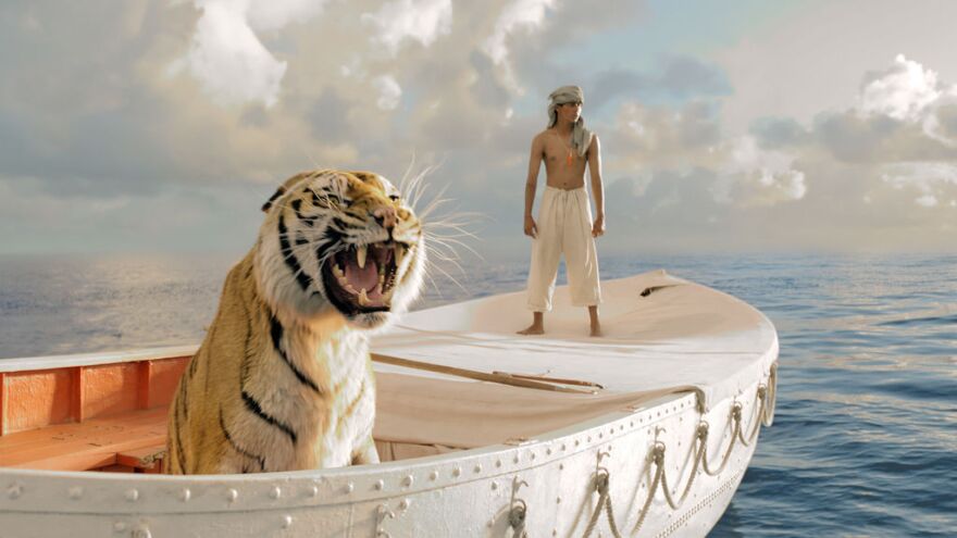 Suraj Sharma as Pi Patel in "Life of Pi," which earned a best picture nomination.