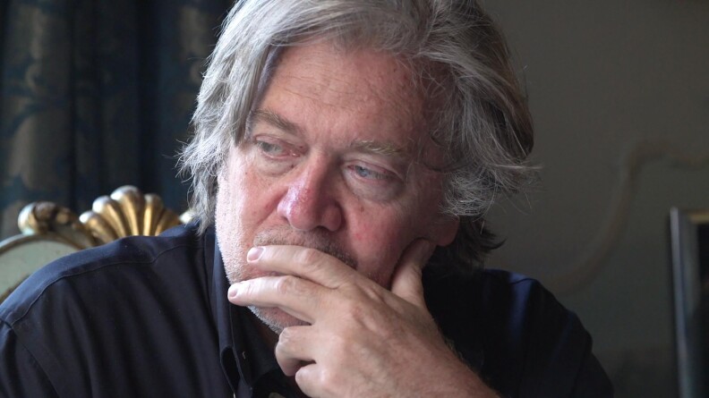 Steve Bannon is the subject of "The Brink," a documentary by Alison Klayman. 