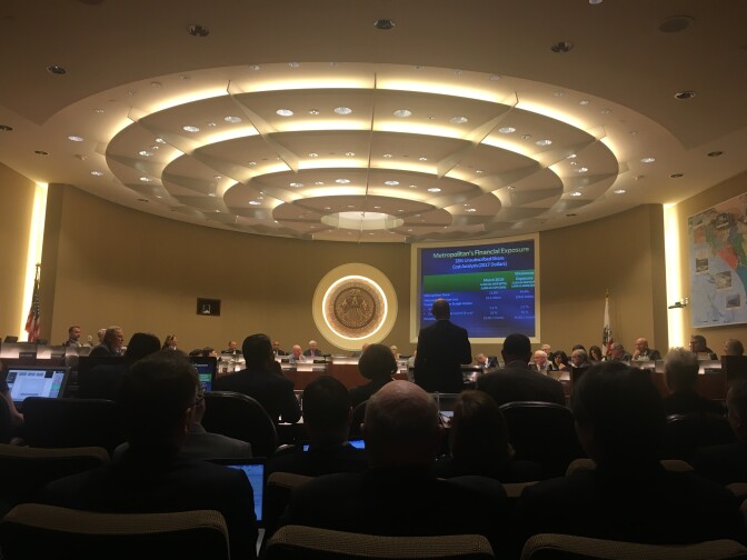 Public meeting before the Metropolitan Water District's 38-member board of commissioners, March 27, 2017