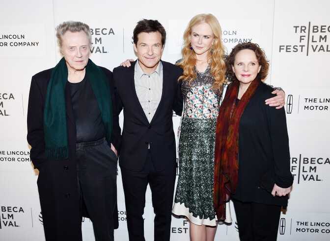 NEW YORK, NY - APRIL 16:  Christopher Walken, Jason Bateman, Nicole Kidman and Maryann Plunkett attend "The Family Fang" Premiere - 2016 Tribeca Film Festival at John Zuccotti Theater at BMCC Tribeca Performing Arts Center on April 16, 2016 in New York City.  (Photo by Nicholas Hunt/Getty Images)