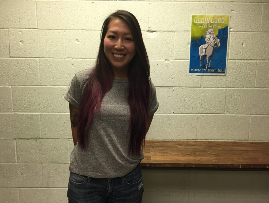 UCB improv performer Kim Cooper, after tech rehearsal for Asian AF.