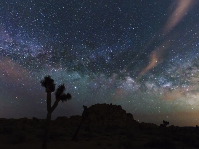 The Milky Way over Joshua Tree National Park. 
