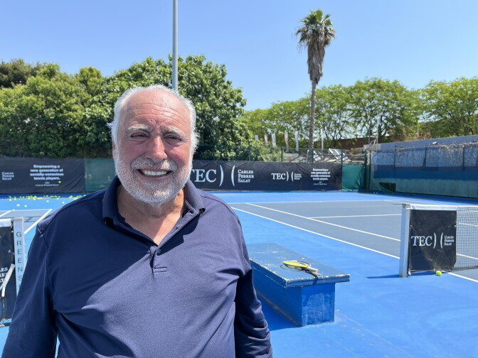 Lluis Bruguera is considered a "Godfather of Spanish tennis." The 79-year-old developed drills and exercises that have been used throughout the country to train Spain's elite players and coached his own son, Sergi Bruguera, to #3 in the world in the early 1990s. He still trains players in Barcelona.