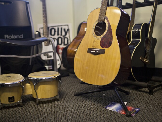 The Hollywood Arts program at My Friend's Place has a goal of job placement in the music, fashion design and other industries.