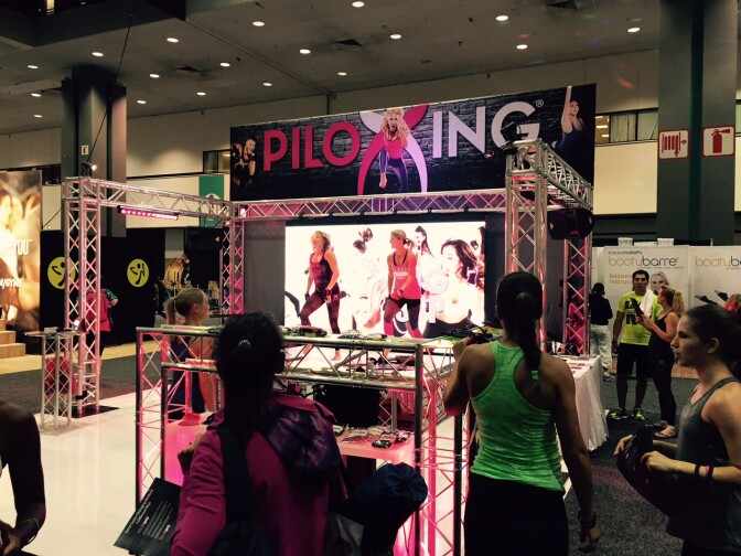 2015 Idea World Fitness and Nutrition Expo at the L.A. Convention Center.