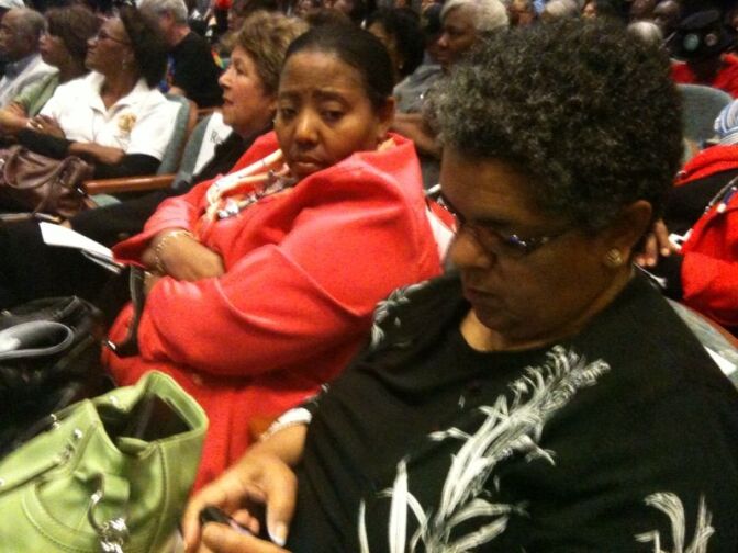 African Americans packed a Metro board meeting to lobby for a light rail station at Leimert Park Village.