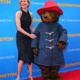HOLLYWOOD, CA - JANUARY 10:  Actress Nicole Kidman and Paddington the Bear attend the premiere of TWC-Dimension's 'Paddington' held at the TCL Chinese Theatre IMAX on January 10, 2015 in Hollywood, California.  (Photo by Mark Davis/Getty Images)