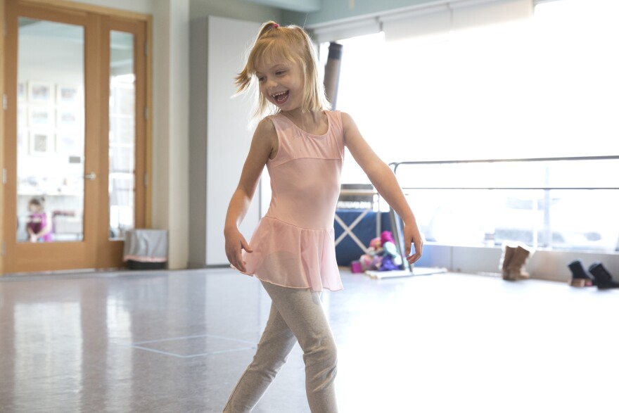 Hannah Wirth, 5, Ballet for all Kids at Los Angeles Ballet Academy on Sunday December 20th 2015.