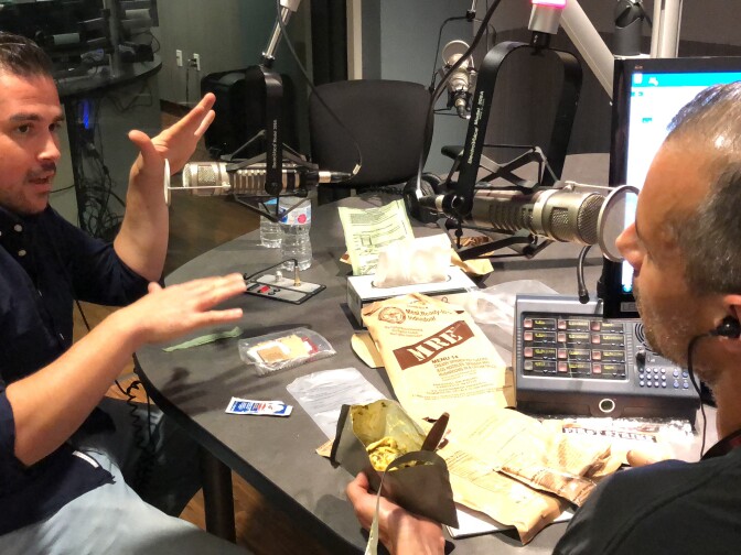 August Dannehl, host of the show "Meals Ready to Eat" speaks to A Martinez about the show.