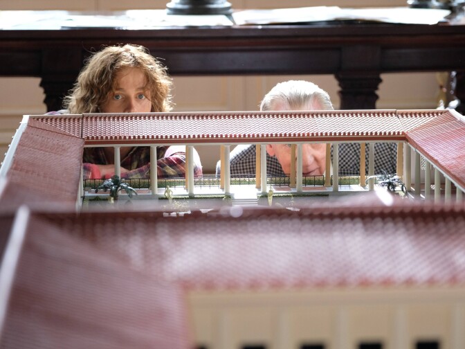 TRUST -- "The House of Getty" -- Episode 1 (Airs Sunday, March 25, 10:00 p.m.) Pictured:(l-r) Harris Dickinson as J. Paul Getty III, Donald Sutherland as J. Paul Getty, Sr. CR: Oliver Upton/FX