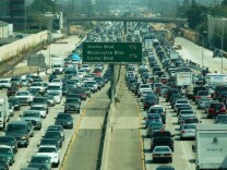 I-405 in typical traffic. Now imagine this volume of traffic spilling onto surface streets. 
