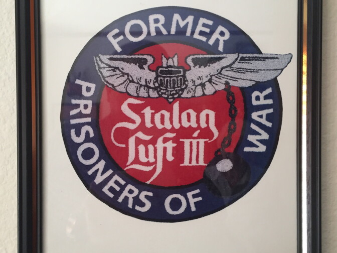 A keepsake James Gregory has as a reminder of his time as a Prisoner of War at Stalag Luft III in Germany.