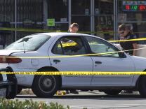 A parolee was shot and killed by police after he brandished a handgun on Thursday, Dec. 10, 2015, according to Hemet Police.