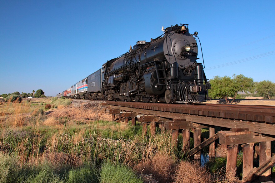 A vintage locomotive