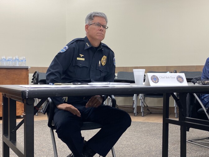 Loveland Police Chief Robert Ticer has characterized Garner's arrest as an issue with an individual officer, not with the department's operations. The city's police are undergoing Alzheimer's awareness training.