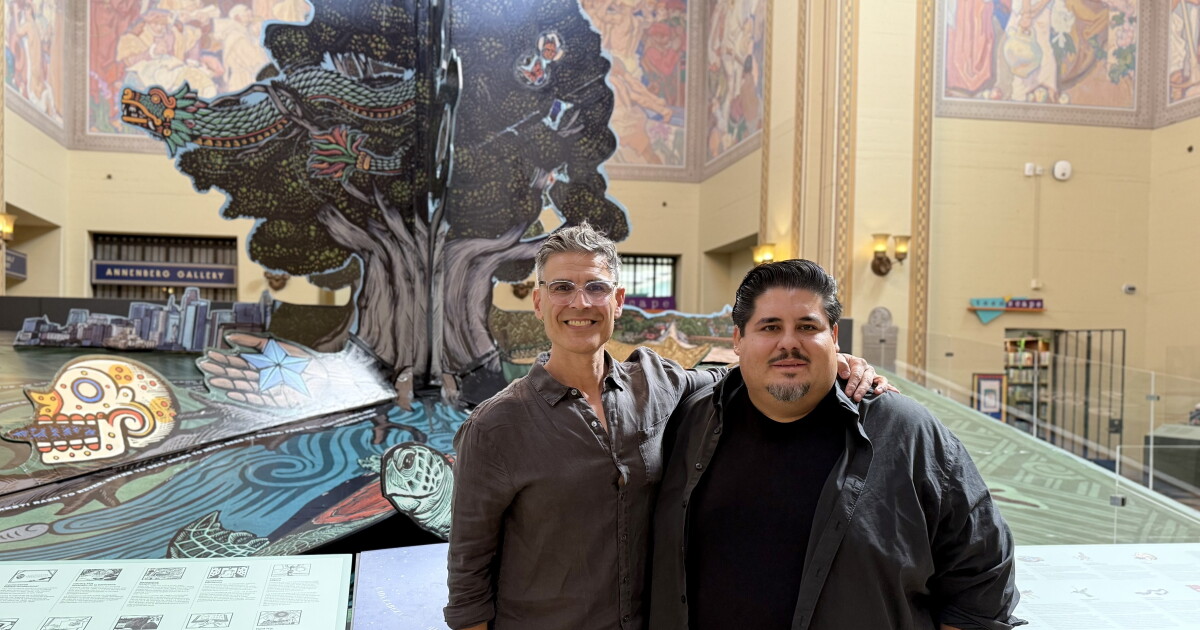 Giant pop-up book Central Library exhibit targets world record