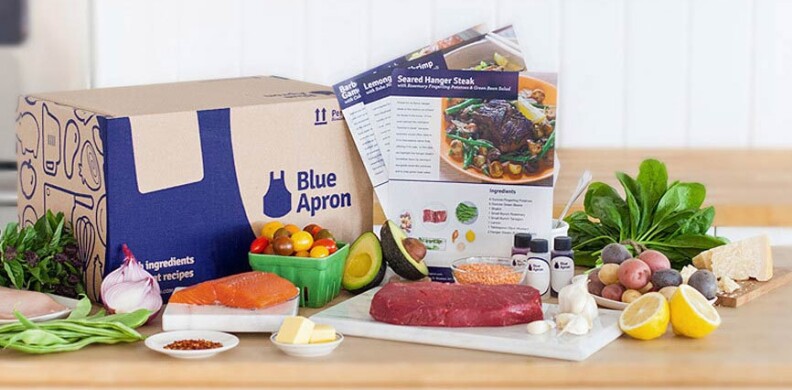 Blue Apron is one of the emerging services that delivers meal-kits directly to your home. Inside each box is a recipe complete with all the necessary ingredients measured out. All you have to do is chop and heat.