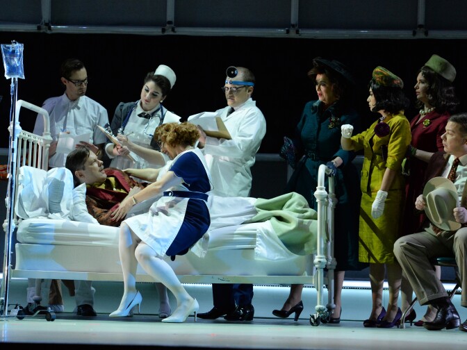 Walt Disney's last days are imagined in the opera, "The Perfect American."