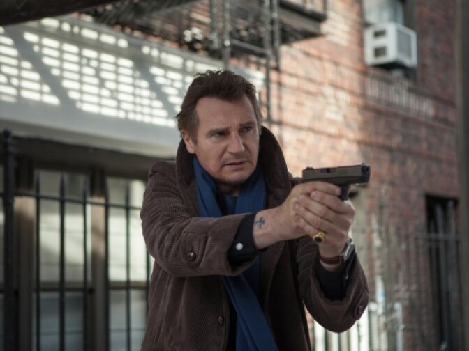 Liam Neeson stars as Matthew Scudder in "A Walk Among The Tombstones." 